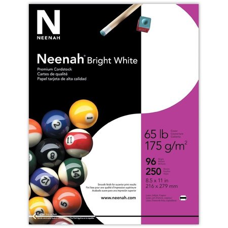 Neenah Paper, 65#, 8.5X11, Bright We Pk WAU91904